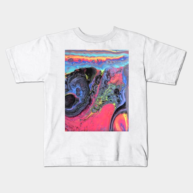 Bang Pop 17 Kids T-Shirt by Chromasolstice